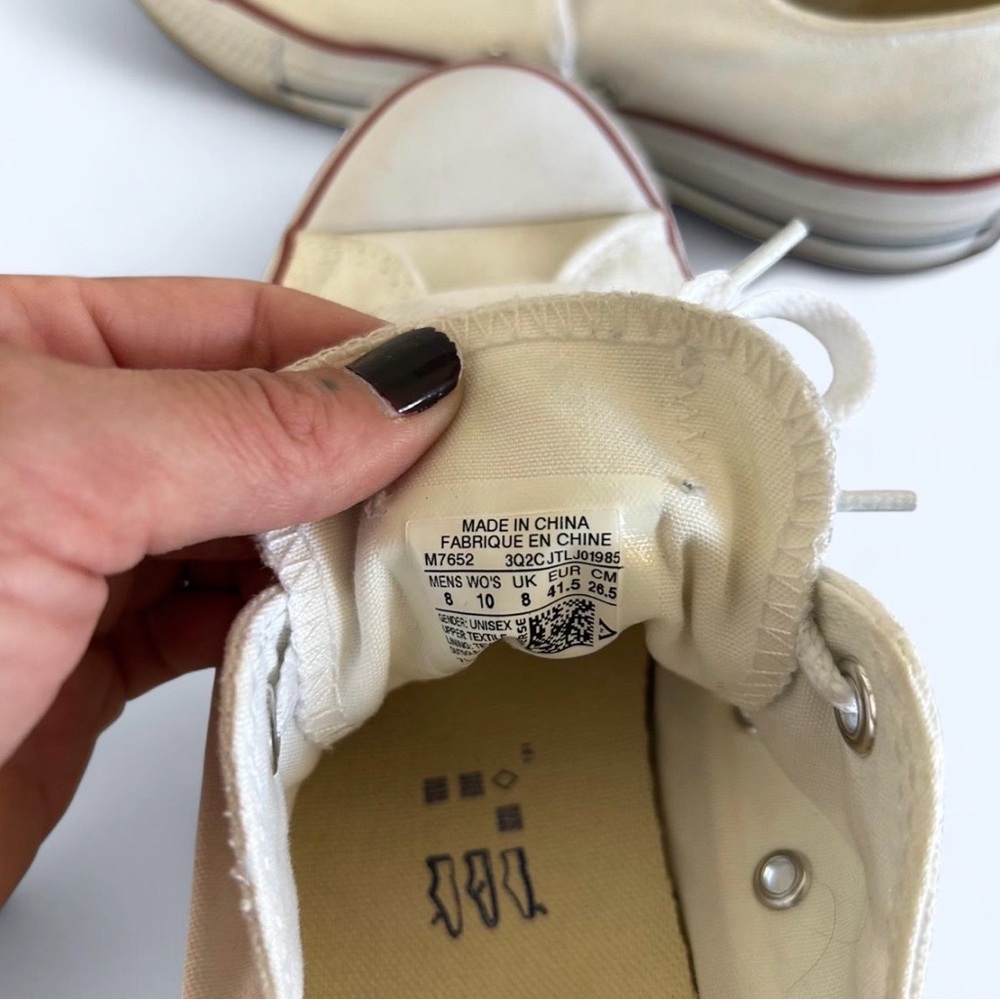 Converse Classic White Canvas Sneakers - Picture 6 of 7